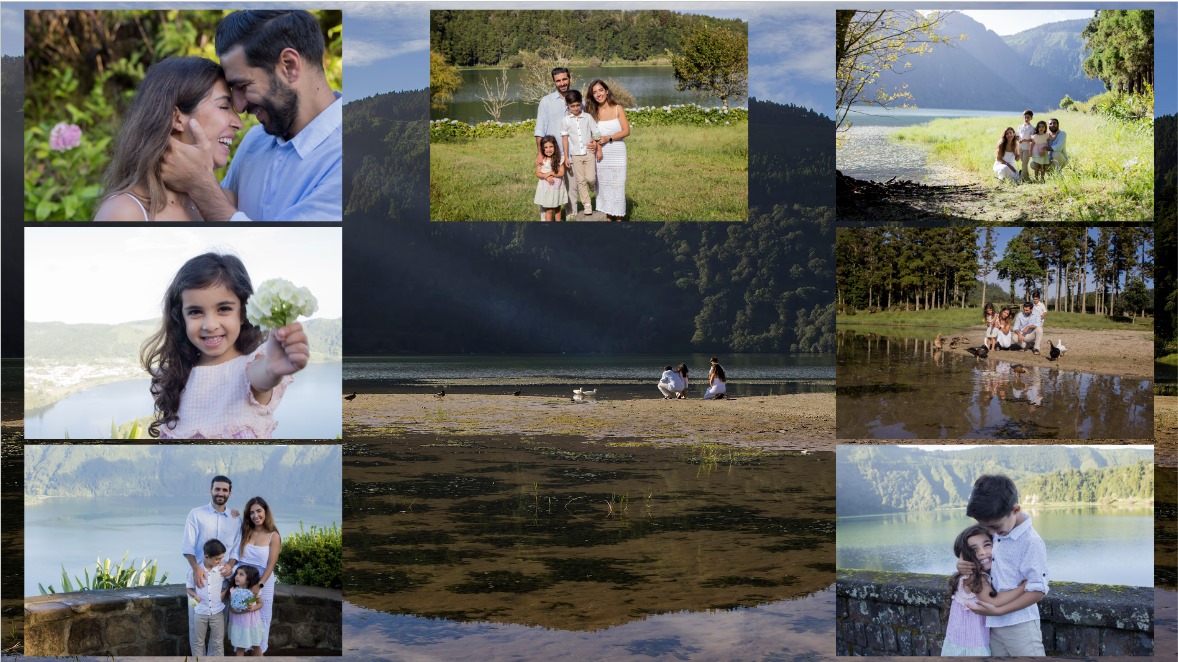 Sessão fotográfica nos Açores