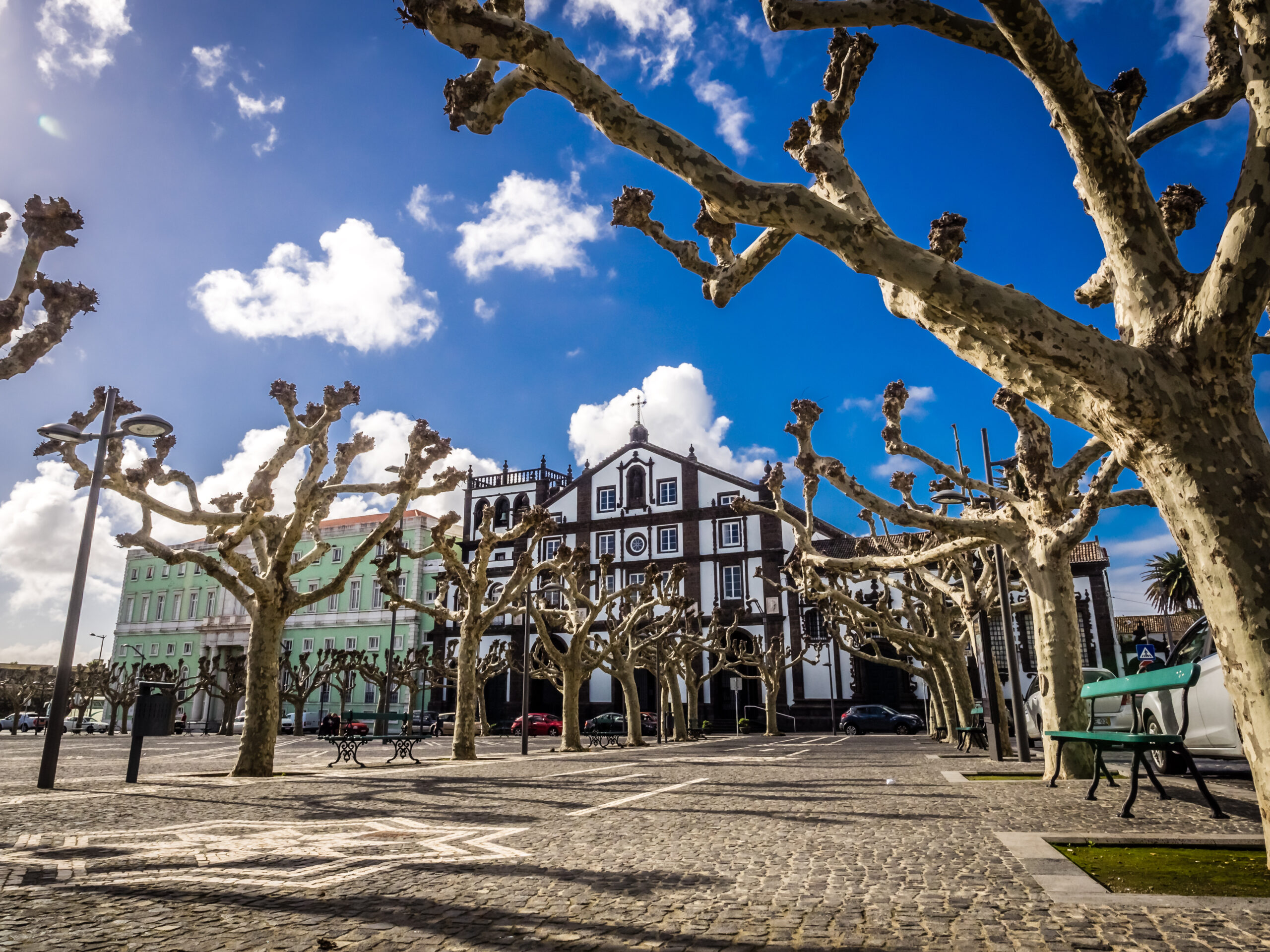 Convento de Nossa Senhora da Esperança in Ponta Delgada, Sao Miguel Island, Azores, Portugal