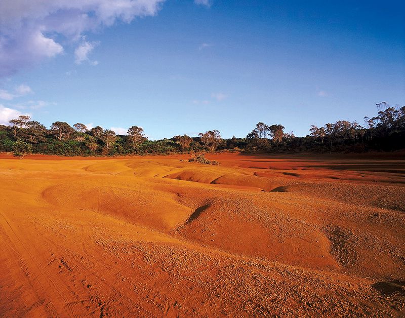 Barreiro da Faneca Santa Maria red desert landscape