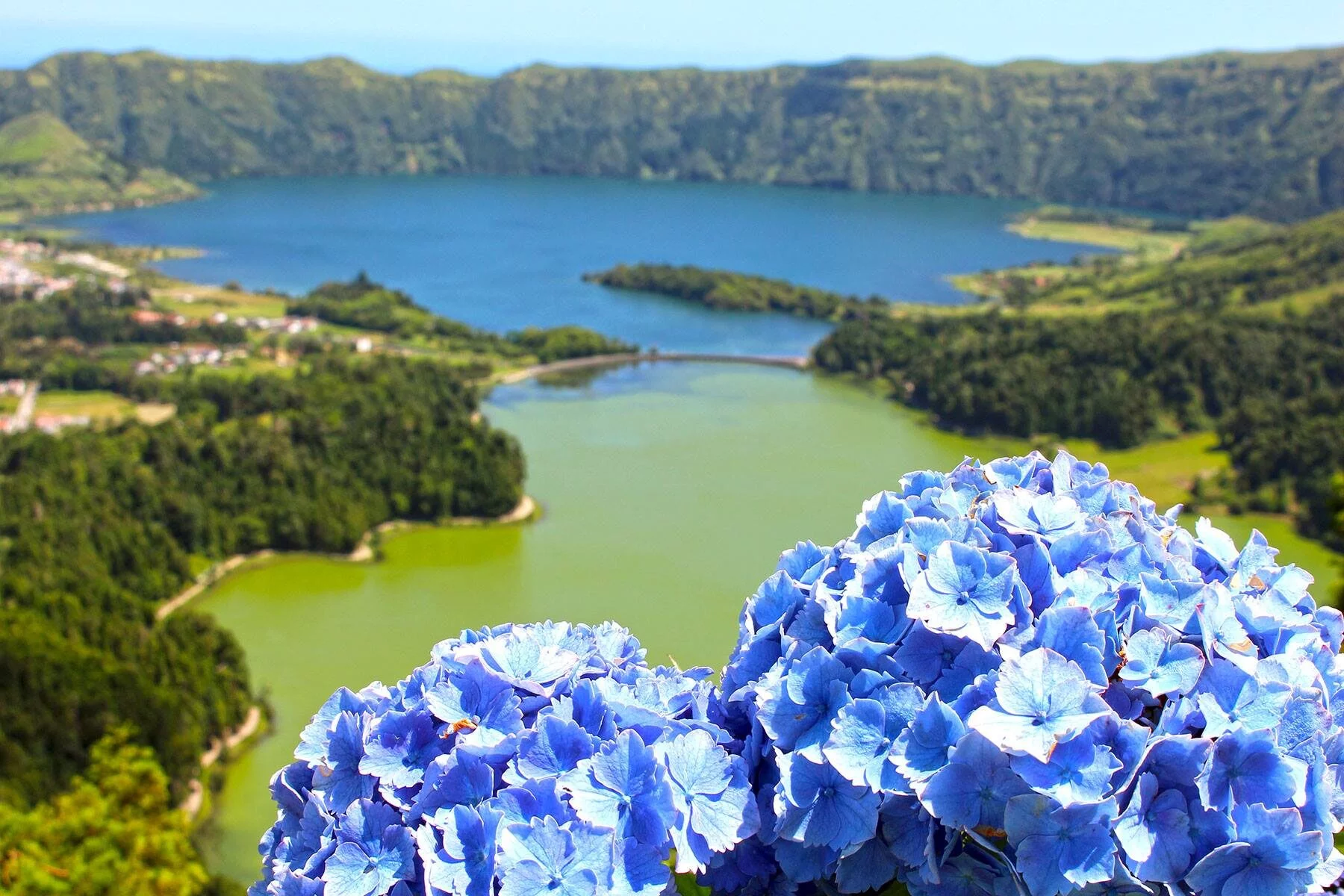 Sete Cidades Azores landscape